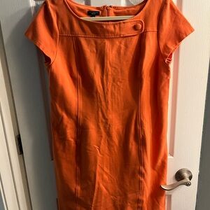 Talbots Vibrant Orange Dress